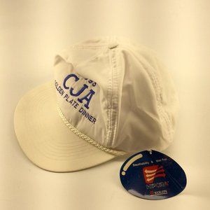 Hipora - Vintage "1993 Golden Plate Dinner" 5 Panel Hat with Rope - O/S w/tags